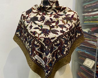 小物 Jean Paul GAULTIER/100% silk scarf/VTG Jean Paul Gaultier Homme F/W 1996 dot print silk scarf