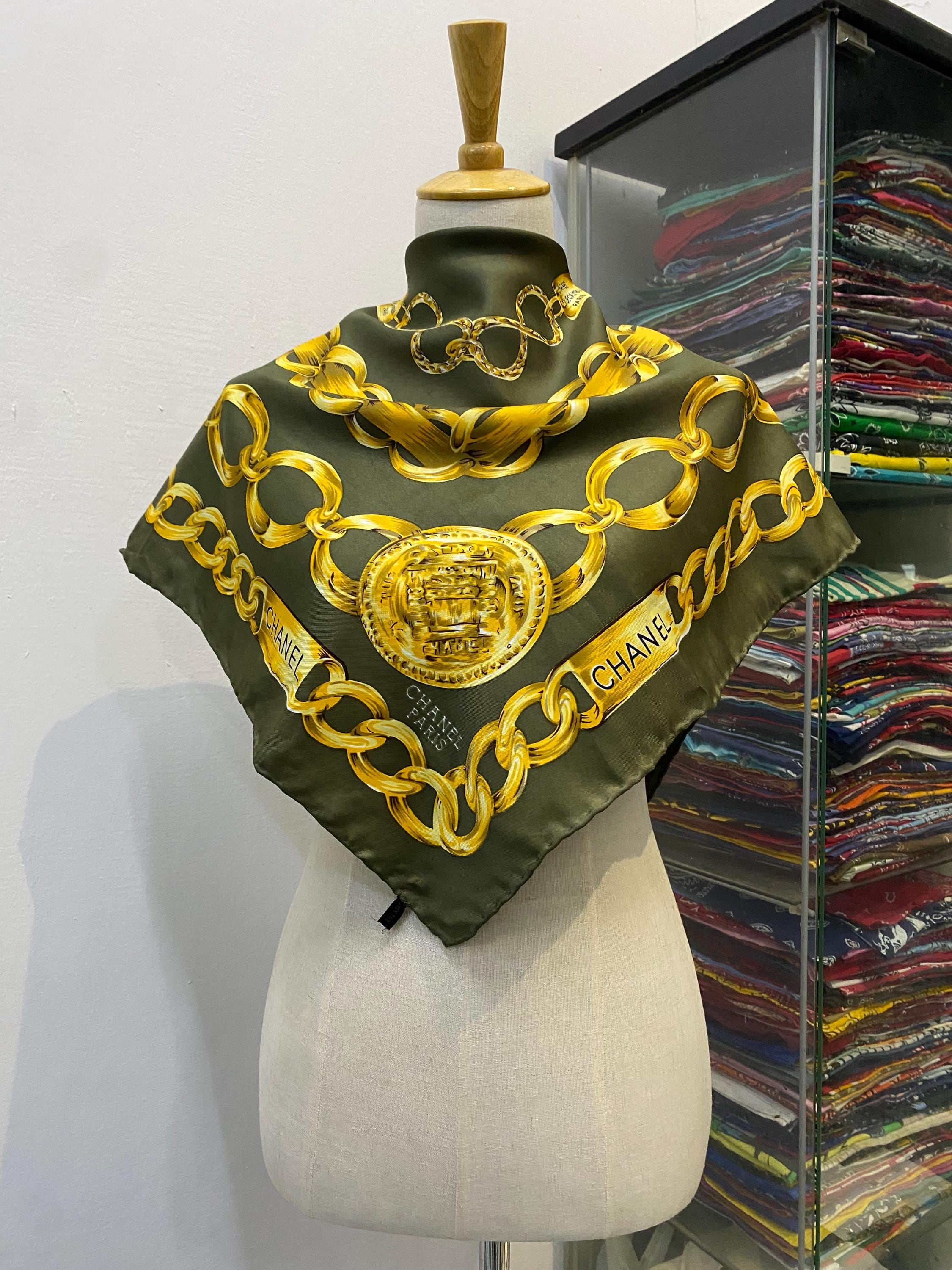 Chanel Scarves Vintage - Etsy