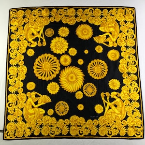 Vintage Lanvin Silk Scarf Lanvin Silk Muffler Vintage Lanvin Silk Neck Scarf Vintage Lanvin Head Scarf Lanvin Silk Shawl