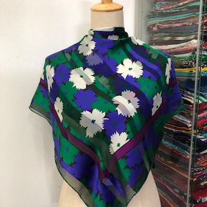 Vintage Givenchy Silk Scarf Givenchy Neck Scarf Givenchy Silk Muffler Givenchy Big Logo Givenchy Neck Warmer Givenchy Silk Shawl