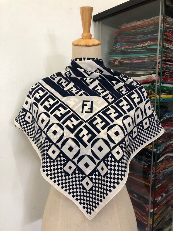 Vintage fendi 2025 silk scarf