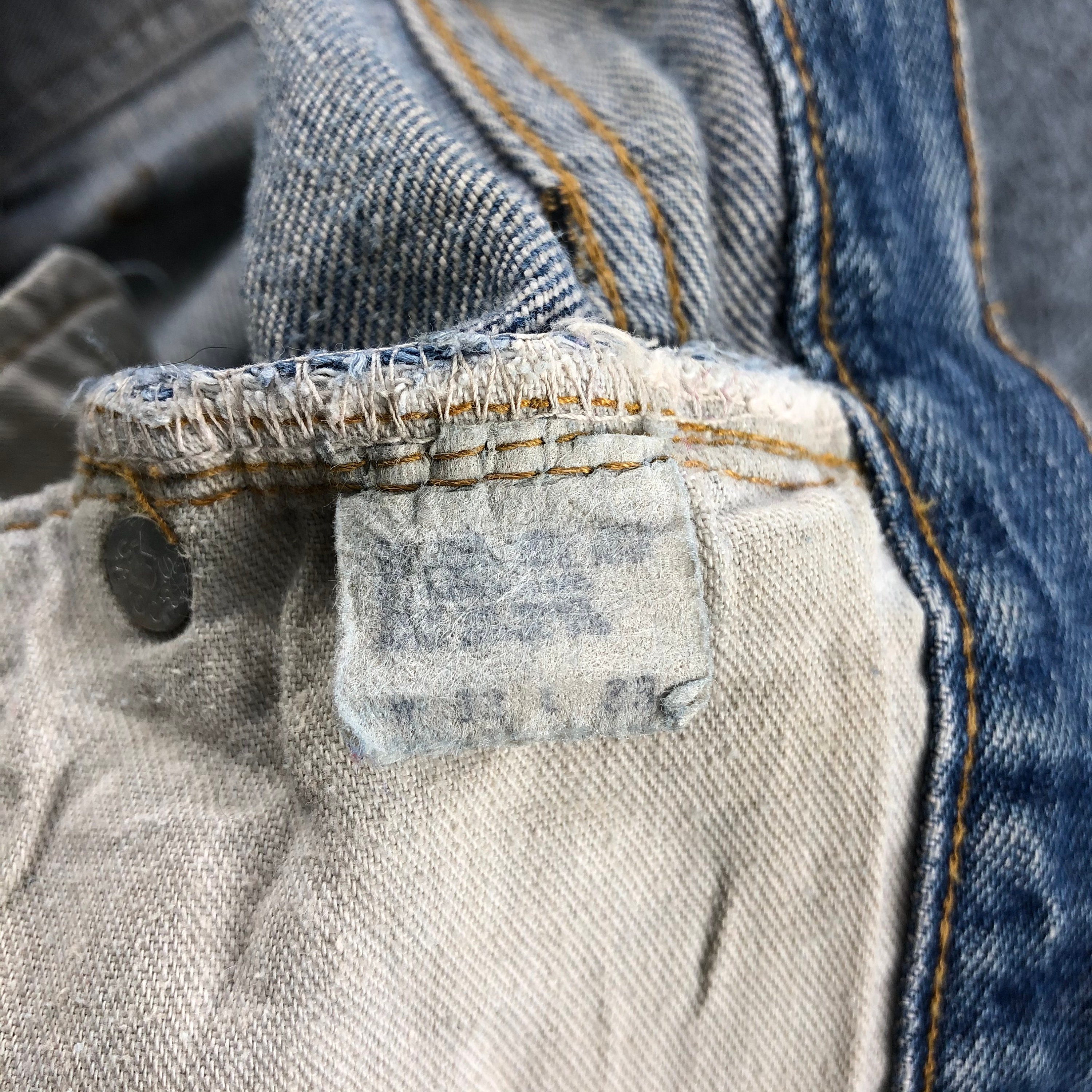 Vintage 70s Mud Wash Levis 501 Redline Jeans 32x30 Red Tab | Etsy