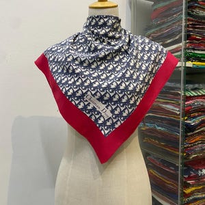 Vintage Christian Dior Trotter Silk Scarf Christian Dior Shawl
