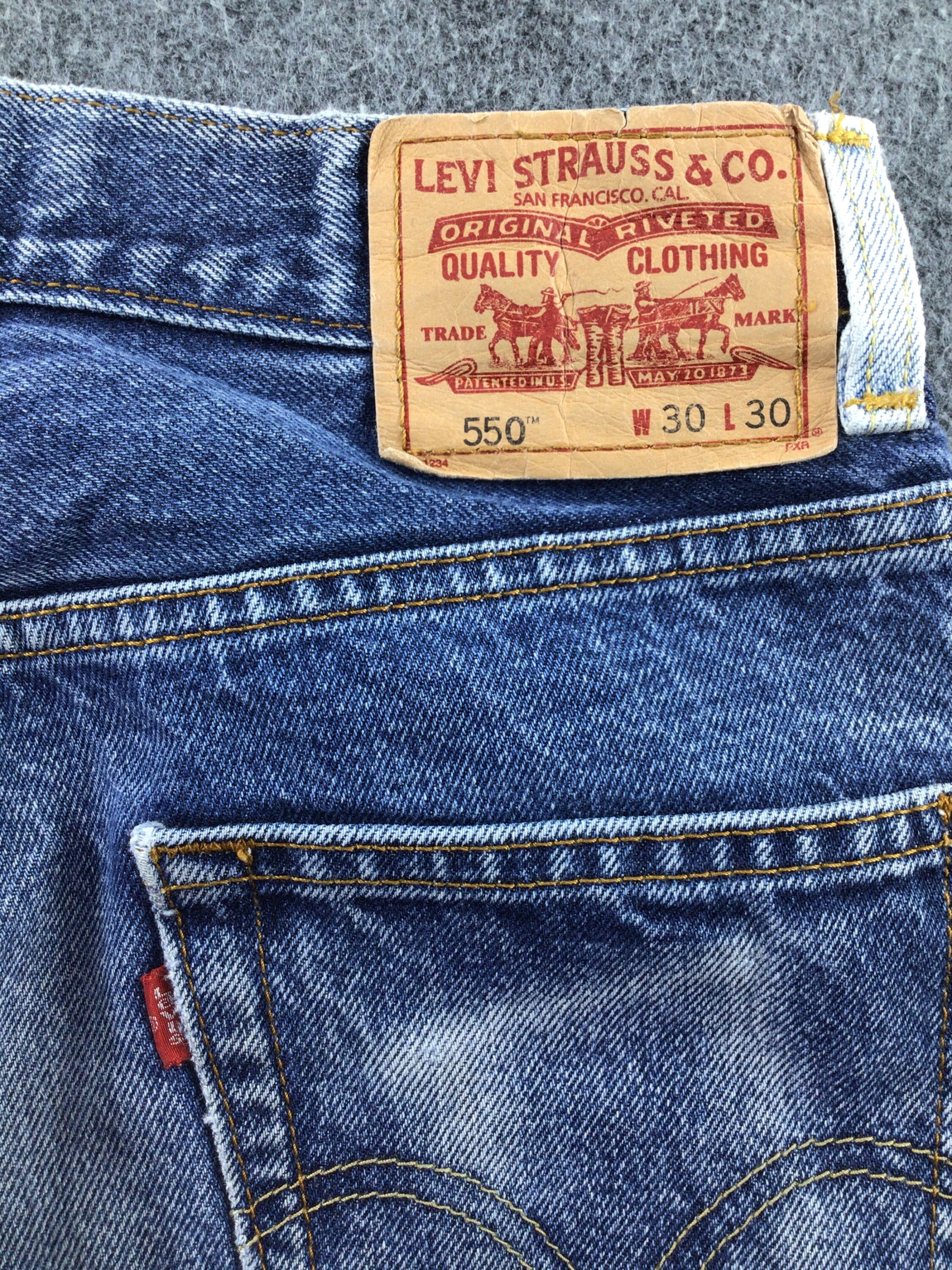 vintage levi 550s