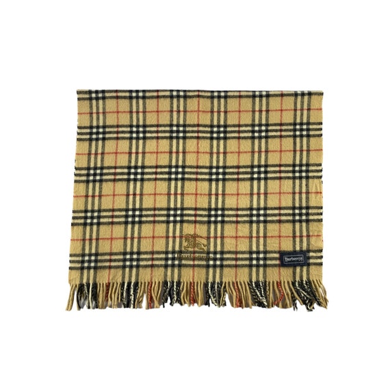 Vintage Big Burberry Scarf Burberry Wool Wrap Vin… - image 1