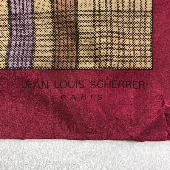 Vintage Jean Louis Scherrer Silk Scarf,  Vintage … - image 7