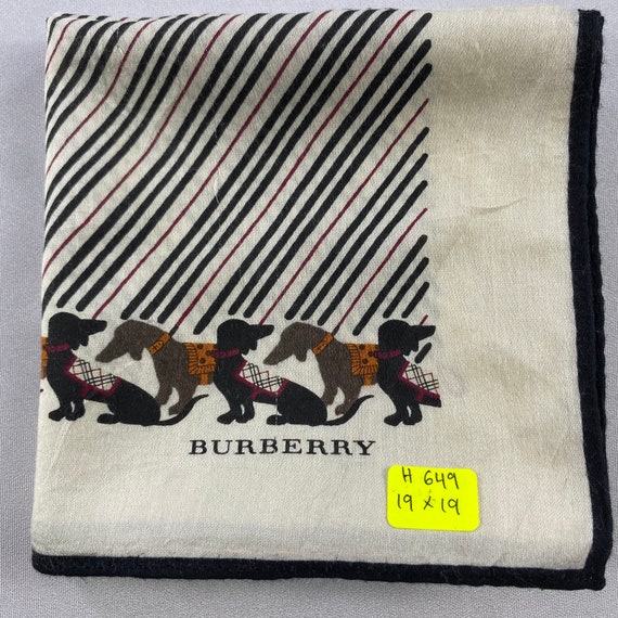 Vintage Burberry Handkerchief,  Burberry Bandana,… - image 6