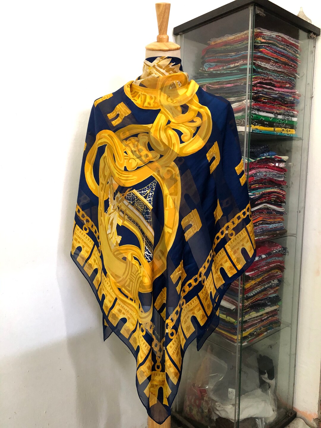 fendi silk shawl