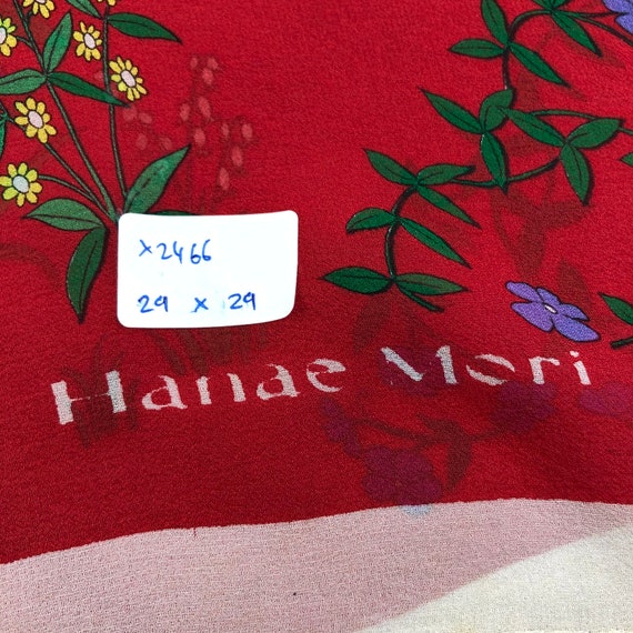 Vintage Hanae Mori Silk Scarf, Hanae Mori Silk St… - image 7