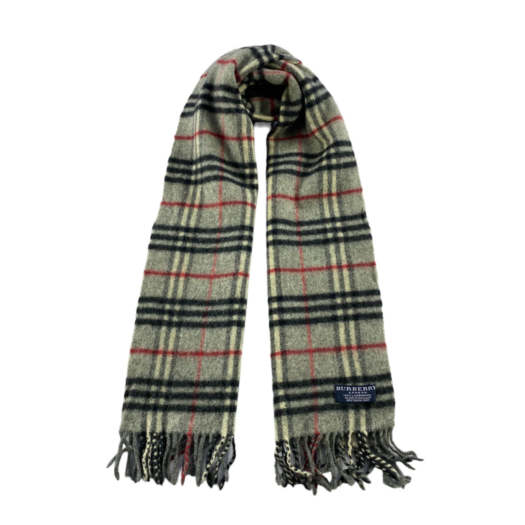 Vintage Burberry Scarf Burberry Wool Scarf Vintage Burberry Wool