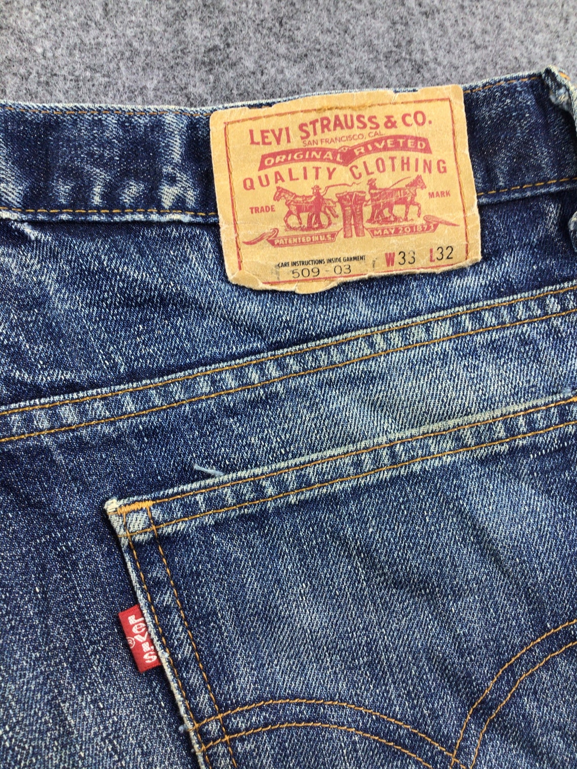 levis 509 fit