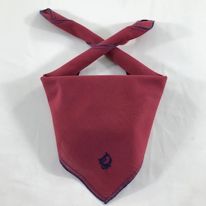 Vintage Dior Handkerchief, Dior Bandana, Vintage Dior Pocket Square, Christian Dior Handkerchief, Vintage Dior Neck Scarf