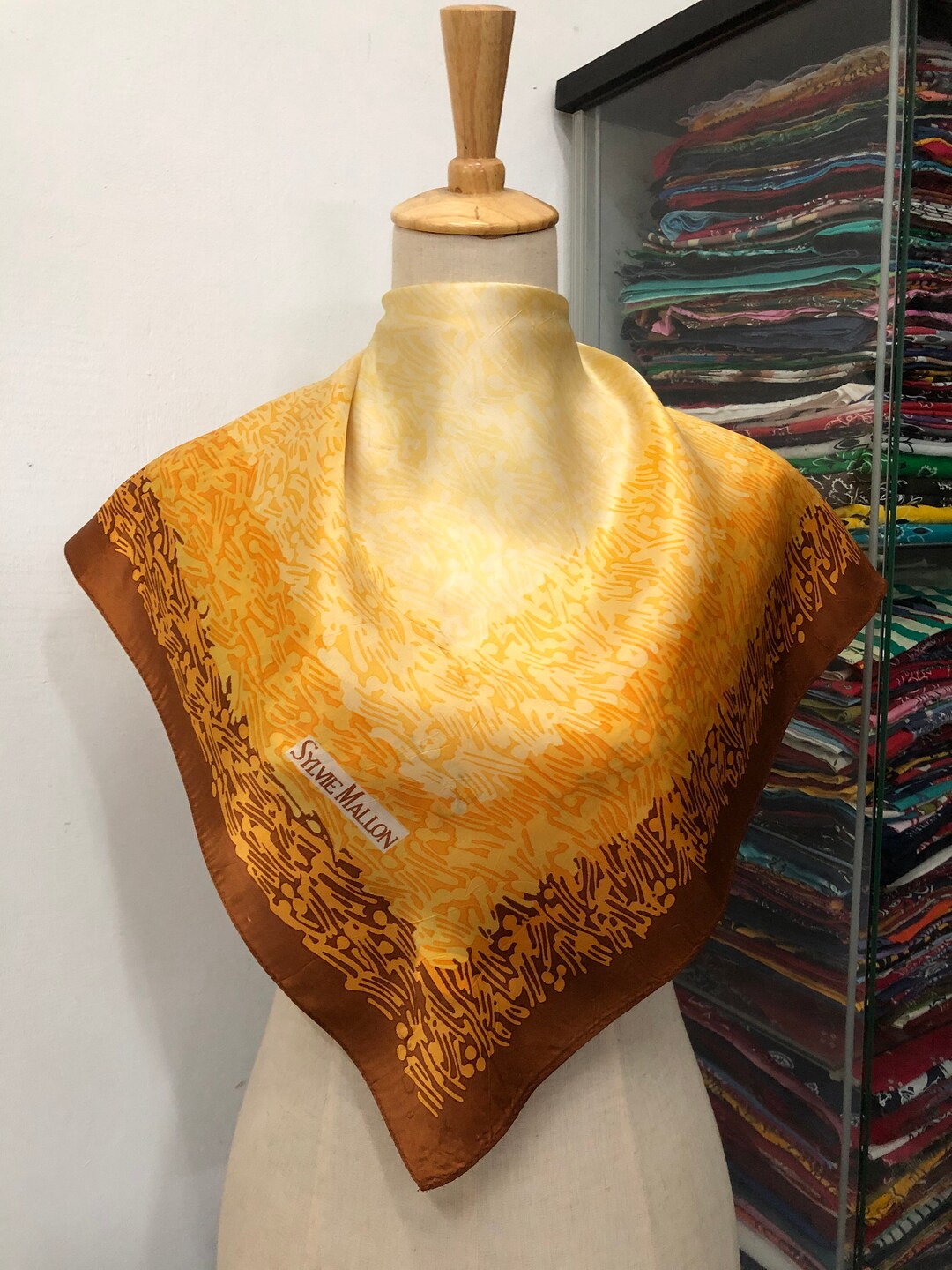 【 VINTAGE 】 Silk Lavaliere Scarf il_fullxfull.6058001359_fa33.jpg