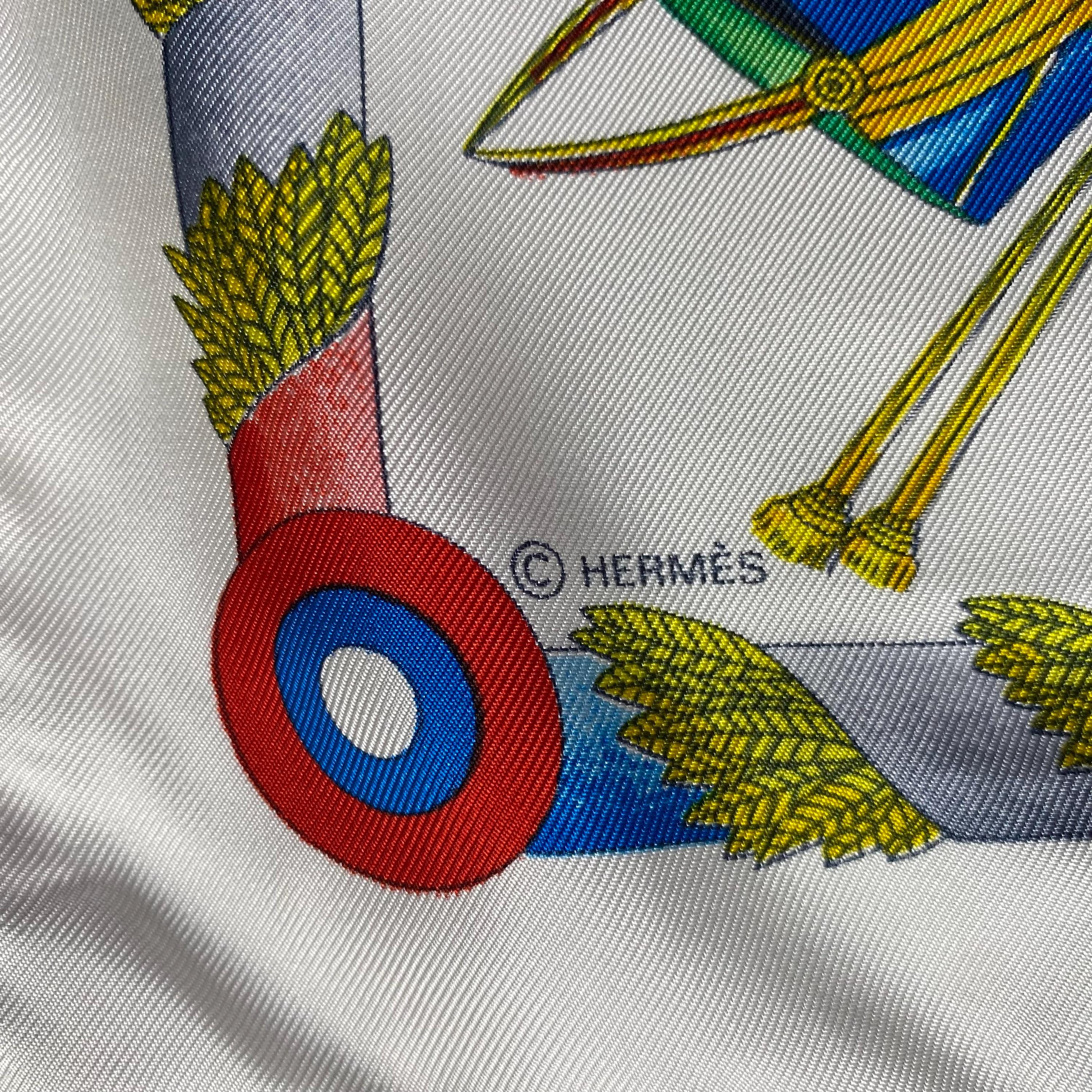 Vintage Hermes L'armee Imperiale Russe Silk Scarf Hermes 34x34