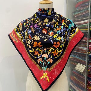 Vintage Hermes Pierres D'orient et D'occident Silk Scarf Hermes Square Scarf Vintage Hermes Silk Scarf Hermes Square Scarf