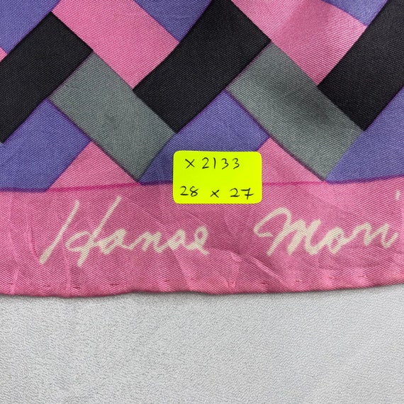 Vintage Hanae Mori Silk Scarf, Hanae Mori Silk St… - image 5