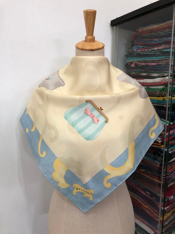 Bvlgari silk scarf sale