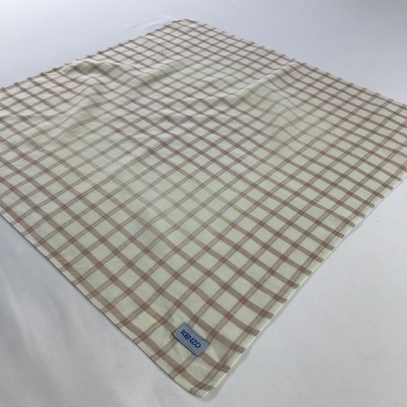 Kenzo Neckerchief Kenzo Silk Scarves Luxury Facemask Pocket Square Floral Handkerchief Vintage Handkerchief