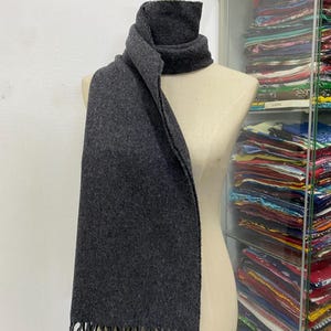 Vintage Max Mara Scarf, Vintage Wool Scarf, Wool Long Scarves, Wool Winter Scarf, Cozy Warm Wool Scarves, Fringes Long Scarf