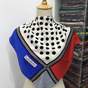 Yves saint laurent scarf - Etsy 日本