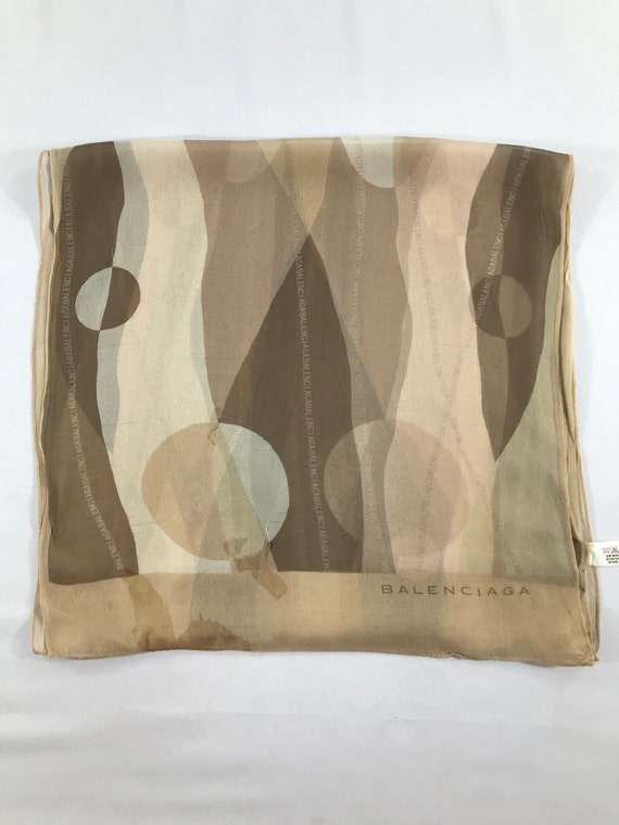 balenciaga scarf vintage