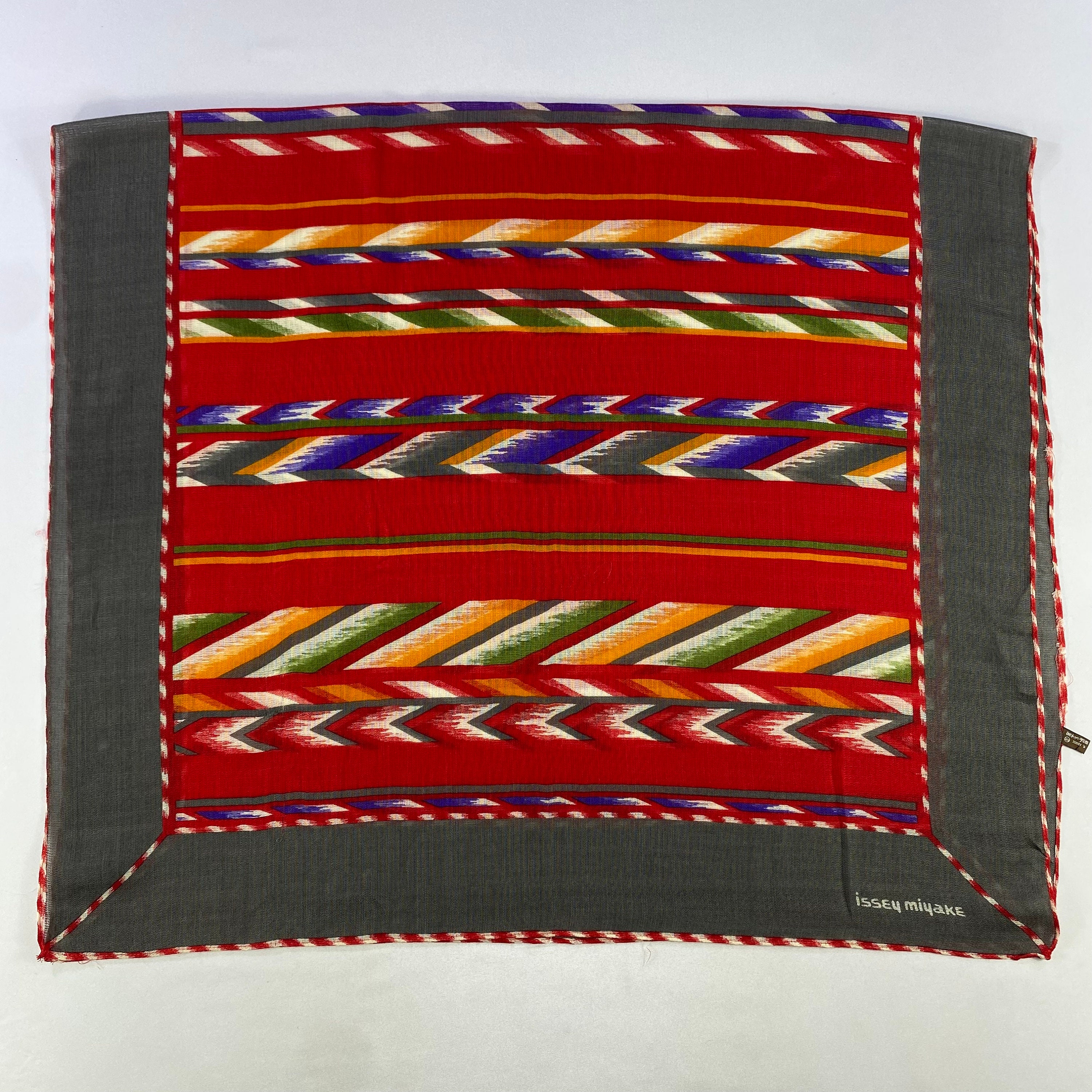 Vintage Issey Miyake Scarf, Issey Miyake Neckerchief
