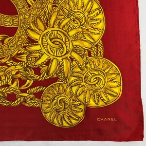 Bufanda de seda vintage de Chanel, bufanda de seda de Chanel, chal vintage de Chanel, pañuelo de seda de Chanel, bufanda vintage de Chanel, bufanda de Chanel París imagen 4
