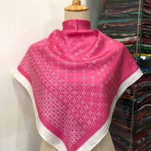 Vintage Gherardini Scarf, Twill Silk Scarf, Vintage Silk Muffler, Vintage Neck Scarf, Vintage Neck Accessories, Vintage Italian Silk Scarf,