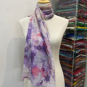 Vintage Lanvin Silk Scarf Lanvin Silk Muffler Vintage Lanvin Silk Neck Scarf Vintage Lanvin Head Scarf Lanvin Silk Shawl
