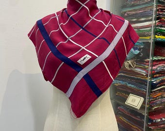 ヴィンテージ YSL マルチカラー シルクスカーフ、ヴィンテージ YSL