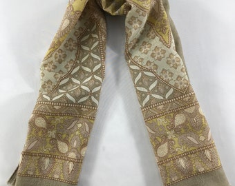 Etro Scarf Muffler Neckwear Multicolor scarf Luxury Scarf Lambswool scarf Cashmere Scarf