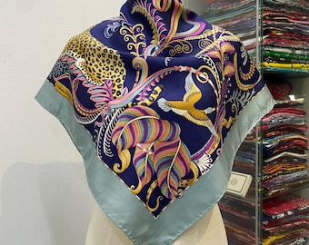 ヴィンテージ サルヴァトーレ フェラガモ シルク ストール