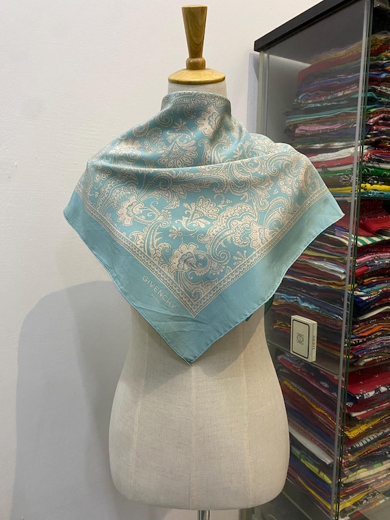 Vintage Givenchy Silk Scarf Givenchy Neck Scarf Givenchy Silk