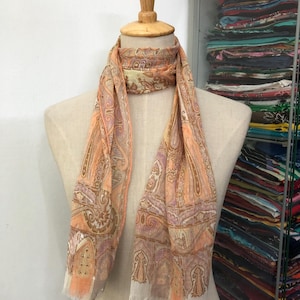 Vintage Etro zijden sjaal, Etro Paisley-sjaal, authentieke Etro-sjaal, vintage Etro Milano zijden sjaal, Etro zijden stola, vintage Etro-bloem