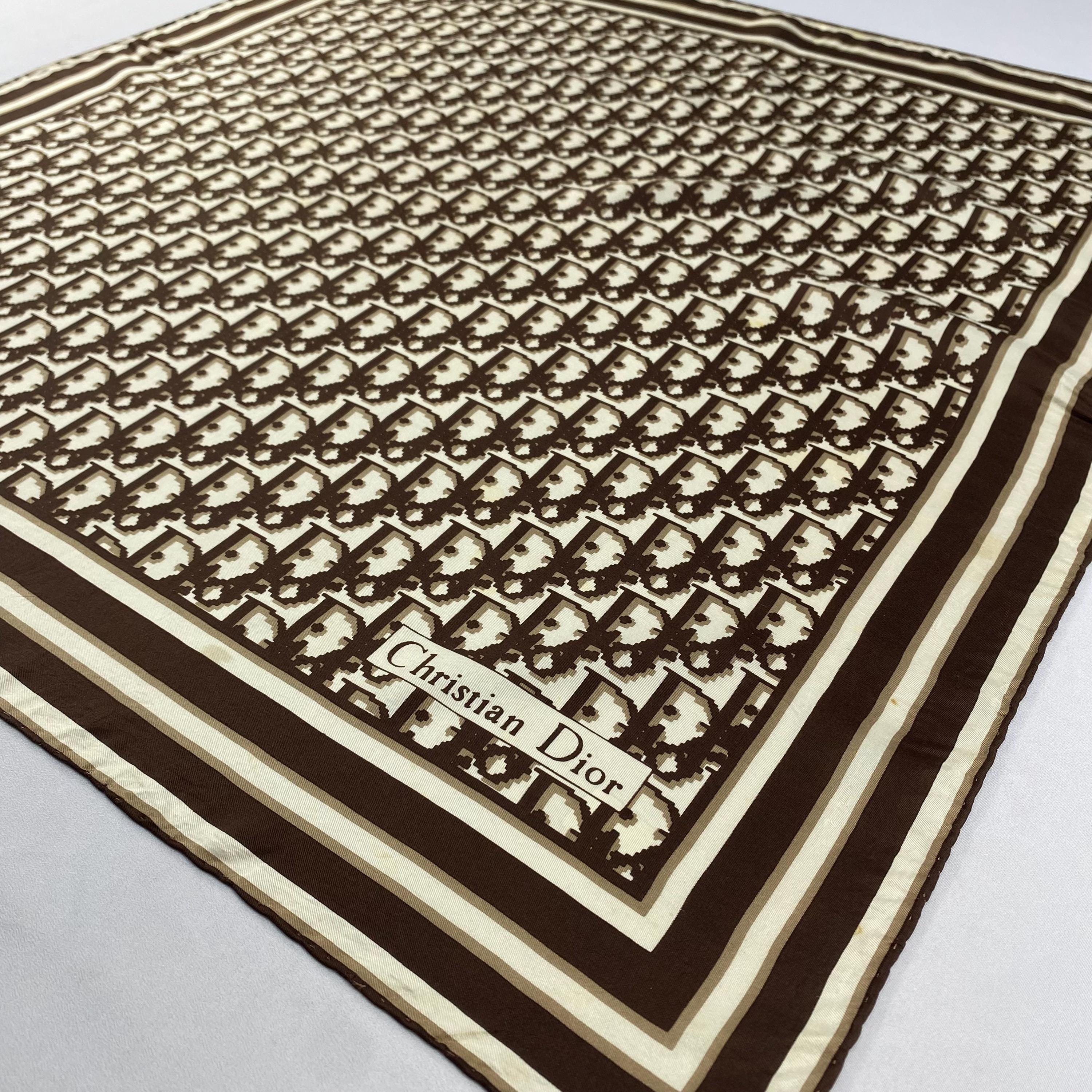 Vintage Christian Dior Silk Scarf Christian Dior Shawl Dior Silk