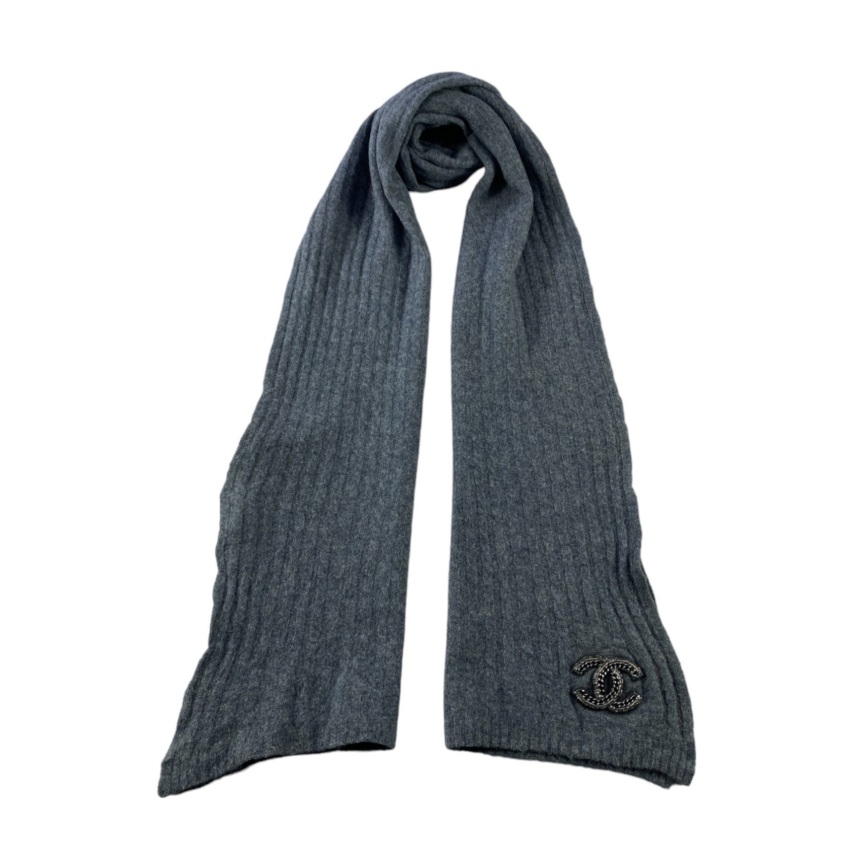 Chanel Scarf Muffler, Vintage Chanel Cashmere Scarf, Chanel Chanel Scarf Muffler, Vintage Chanel Cashmere Scarf, Chanel