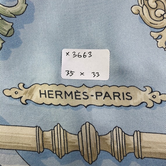 Vintage Hermes Ferronnerie  Silk Scarf Vintage He… - image 10