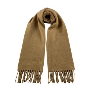 Vintage Max Mara Scarf, Vintage Wool Scarf, Wool Long Scarves, Wool Winter Scarf, Cozy Warm Wool Scarves, Fringes Long Scarf