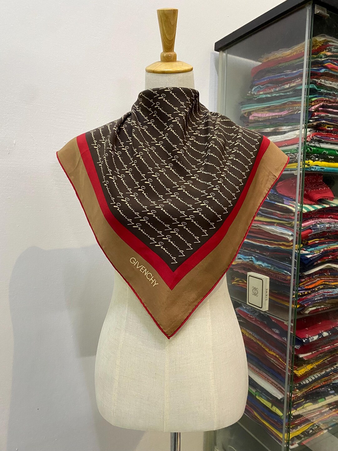 小物 Givenchy scarf Vintage Givenchy Silk Scarf Givenchy Neck Scarf Givenchy