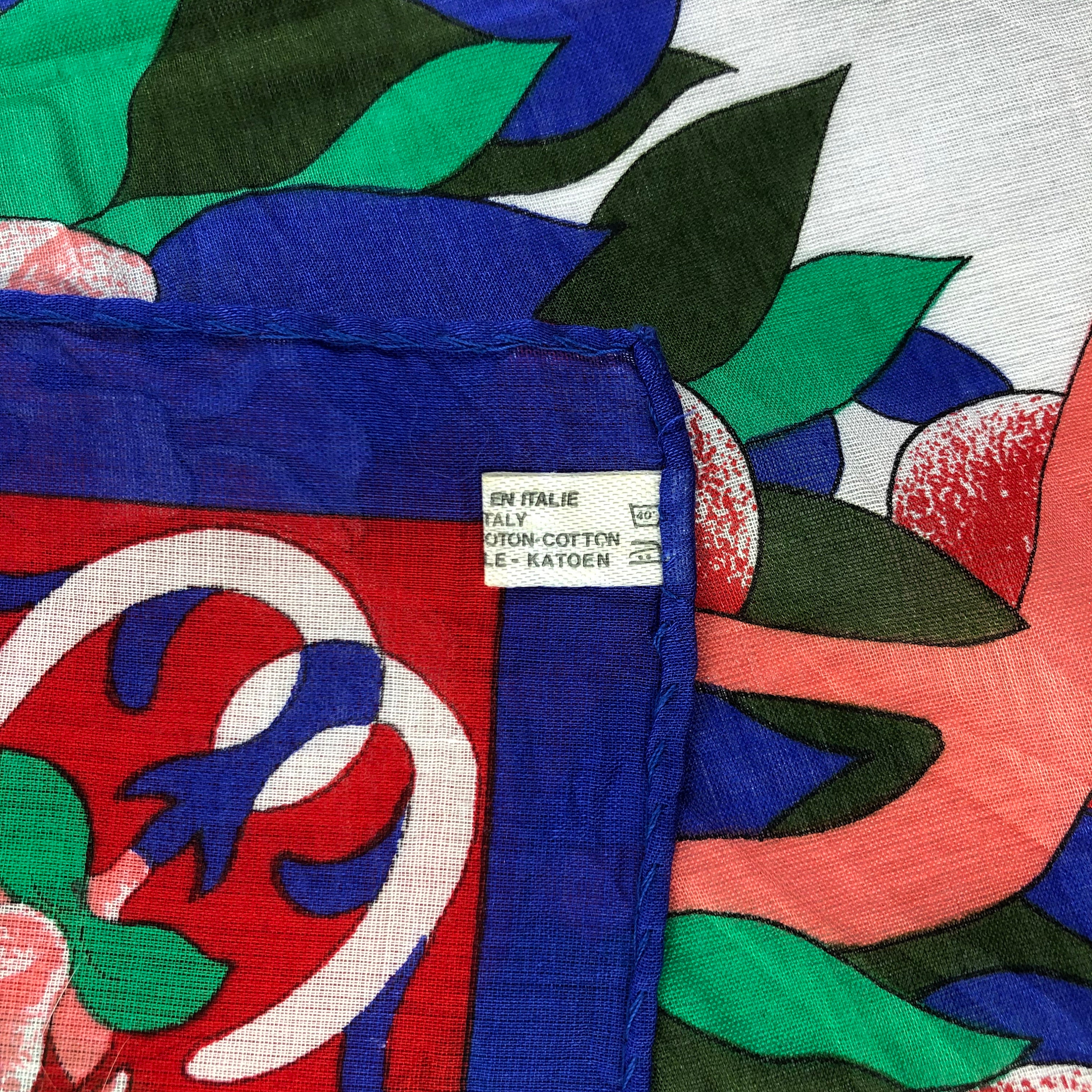 Chloe 90s柄スカーフ Vintage Chloe Silk Scarf, Vintage Designer Scarf, Chloe