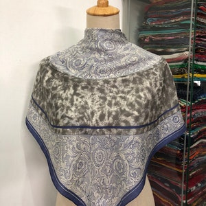 Vintage Christian Dior Silk Scarf Christian Dior Shawl Dior Silk Muffler Christian Dior Silk Head Scarf Vintage Dior Scarf Dior Neck Scarf