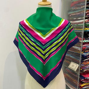 Vintage Yves Saint Laurent Silk Scarf Yves Saint Laurent Silk Muffler Yves Saint Laurent Silk Neck Scarf Yves Saint Laurent Silk Neck Warmer