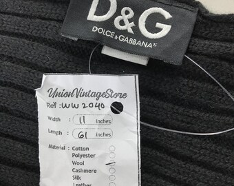 Vintage Dolce & Gabbana Scarf Muffler Dolce Gabbana Scarves