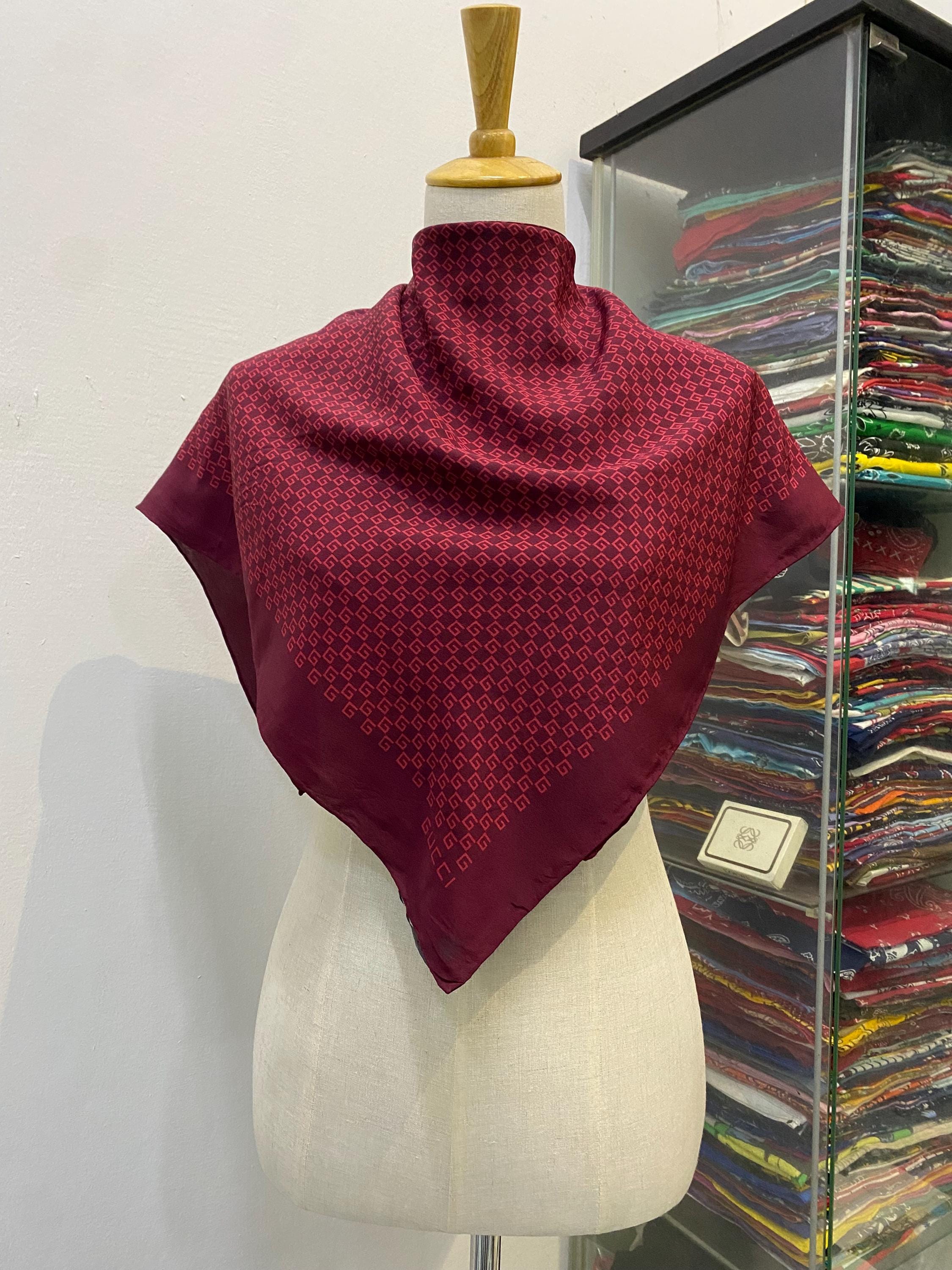 Vintage gucci scarf - Etsy 日本