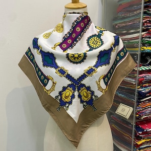 小物 Jean Paul GAULTIER/100% silk scarf/VTG Vintage Jean Paul Gaultier Silk Scarf, Gaultier Homme Scarf