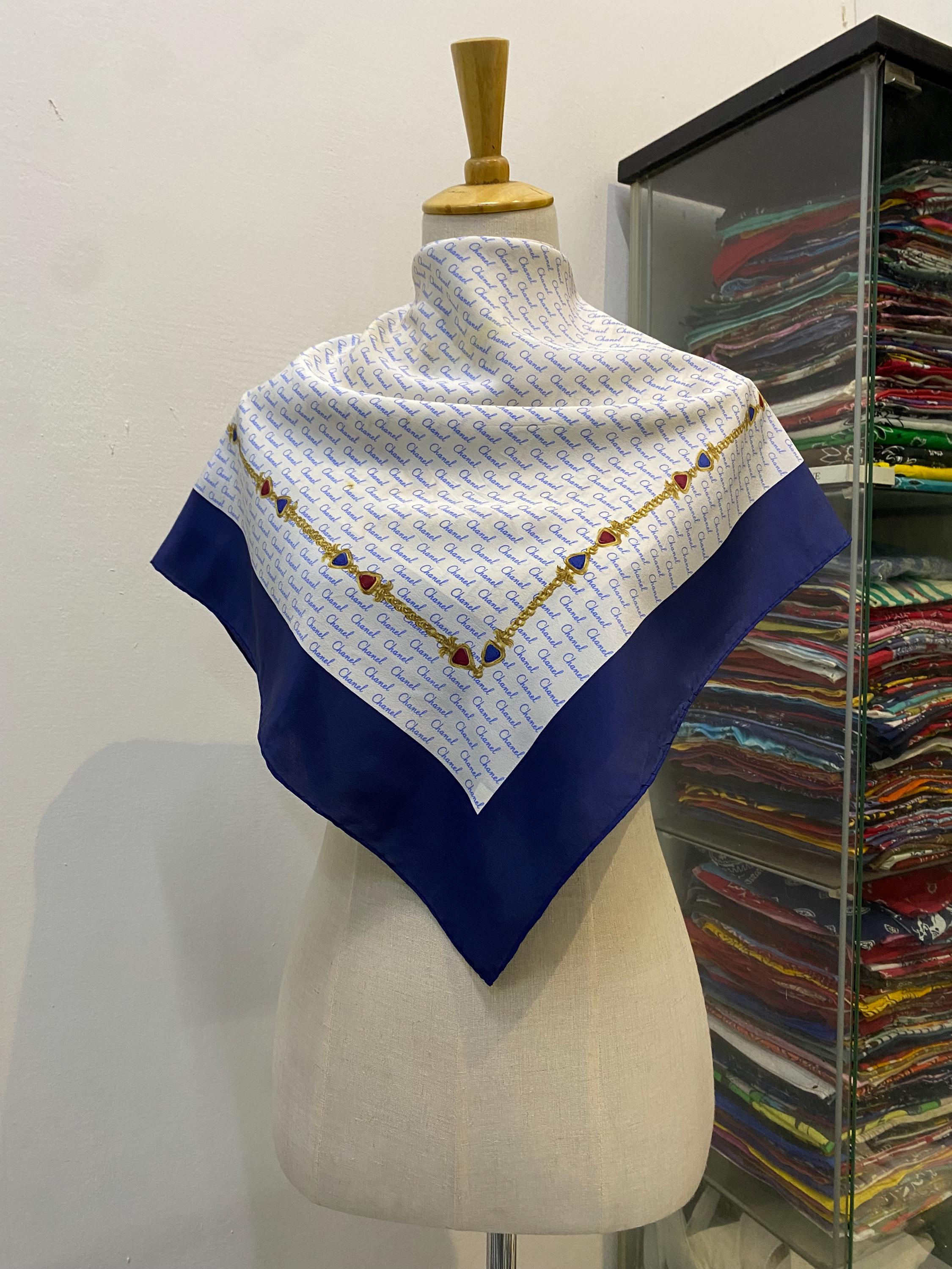 Chanel Scarves Vintage - Etsy