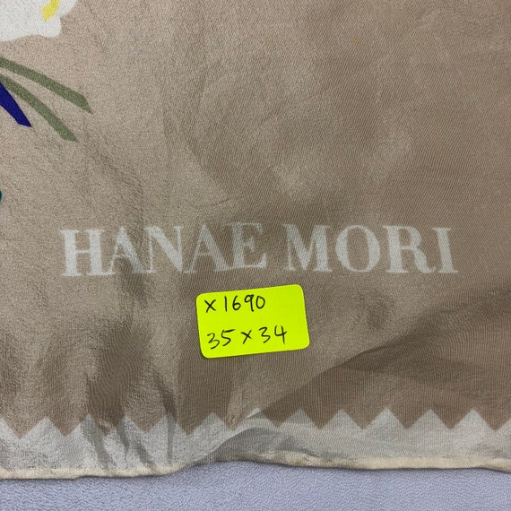 Vintage Hanae Mori Silk Scarf, Hanae Mori Silk St… - image 10