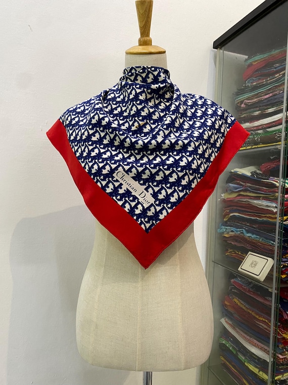 Vintage Christian Dior Trotter Silk Scarf Christian Dior Shawl