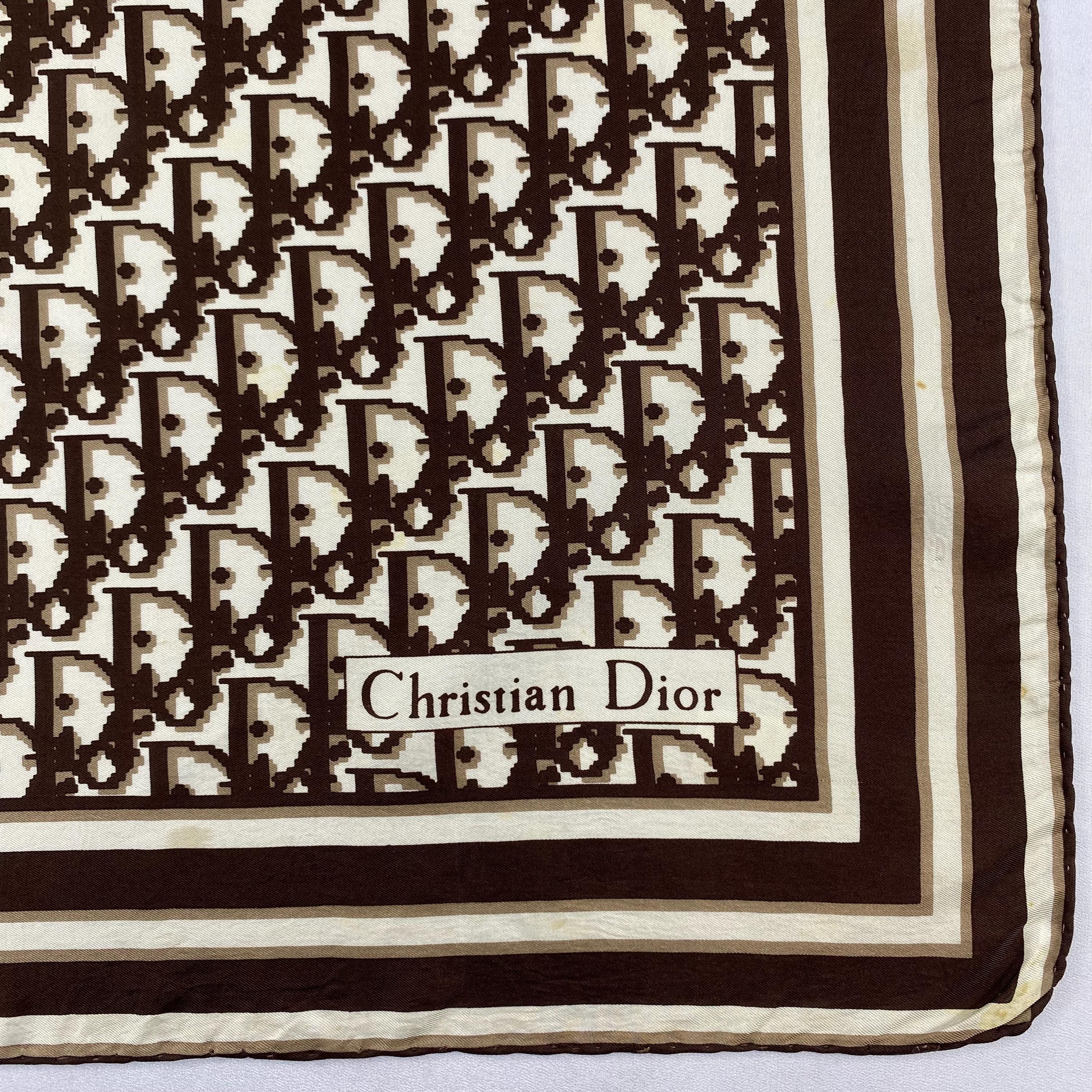 Vintage Christian Dior Silk Scarf Christian Dior Shawl Dior Silk