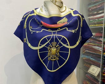 ヴィンテージ エルメス スプリングス シルクスカーフ フィリップ